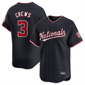 MATTH W.Nationals #3 Dylan Crews Player Navy Limited Stitched Jerseys
