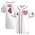 MATTH W.Nationals #4 Daylen Lile Player White Alternate Elite Stitched Jerseys