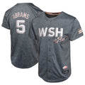 MATTH W.Nationals #5 CJ Abrams Player Charcoal City Connect Limited Stitched Jerseys
