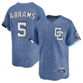 MATTH W.Nationals #5 CJ Abrams Player Blue City Connect Limited Stitched Jerseys