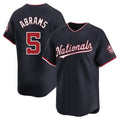 MATTH W.Nationals #5 CJ Abrams Player Navy Blue Replica Stitched Jerseys