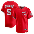 MATTH W.Nationals #5 CJ Abrams Player Red Limited Stitched Jerseys