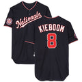MATTH W.Nationals #8 Carter Kieboom Player Navy Home Game Stitched Jerseys
