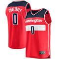 MATTH W.Wizards #0 Bilal Coulibaly Red Fast Break Replica Jerseys - Icon Edition