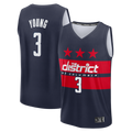 MATTH W.Wizards #3 Trae Young Navy Fast Break - Statement Edition