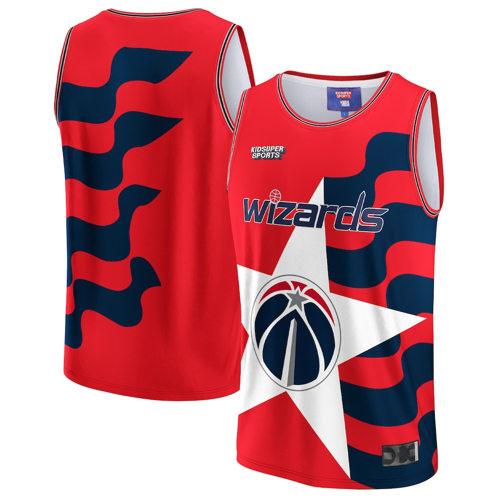 MATTH W.Wizards & KidSuper Studios by Red Hometown Jerseys