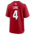 MATTH A.Cardinals #4 Jeremiyah Love Red Game Player Stitched Jerseys